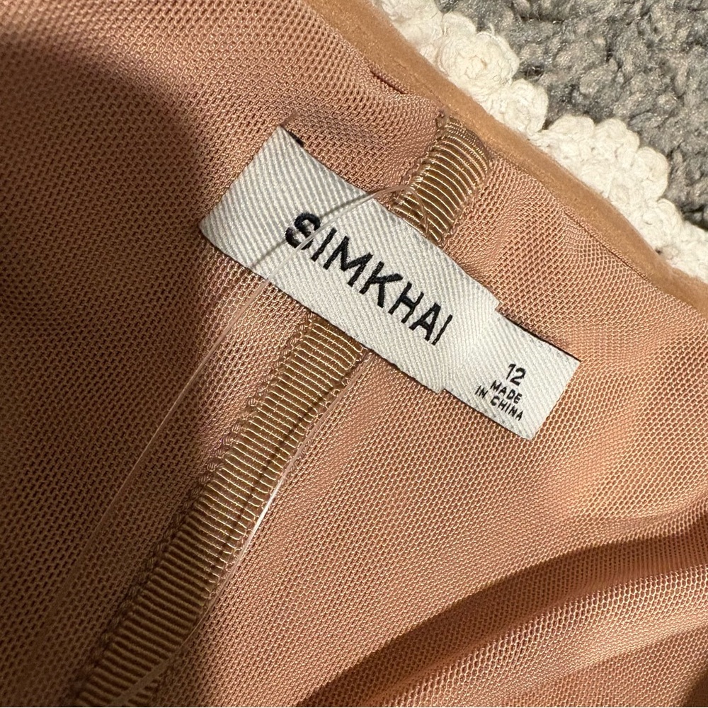 Simkhai New Elise Crochet Long Dress In White Size 12 $1,295.00 - Picture 16 of 16